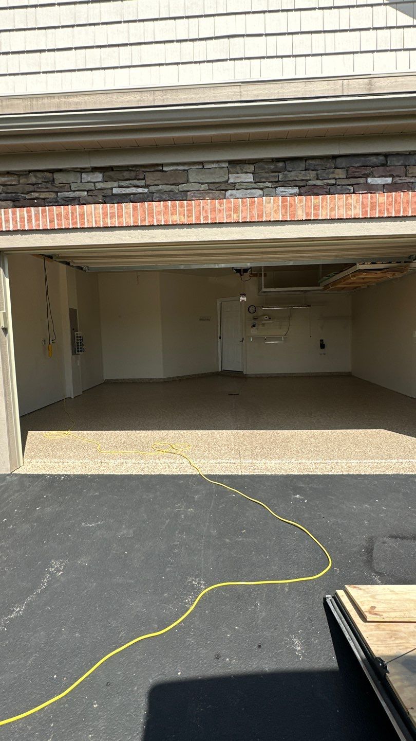 Porch + Walkway + Garage Project in Renfrew by Floors in a Day, Inc