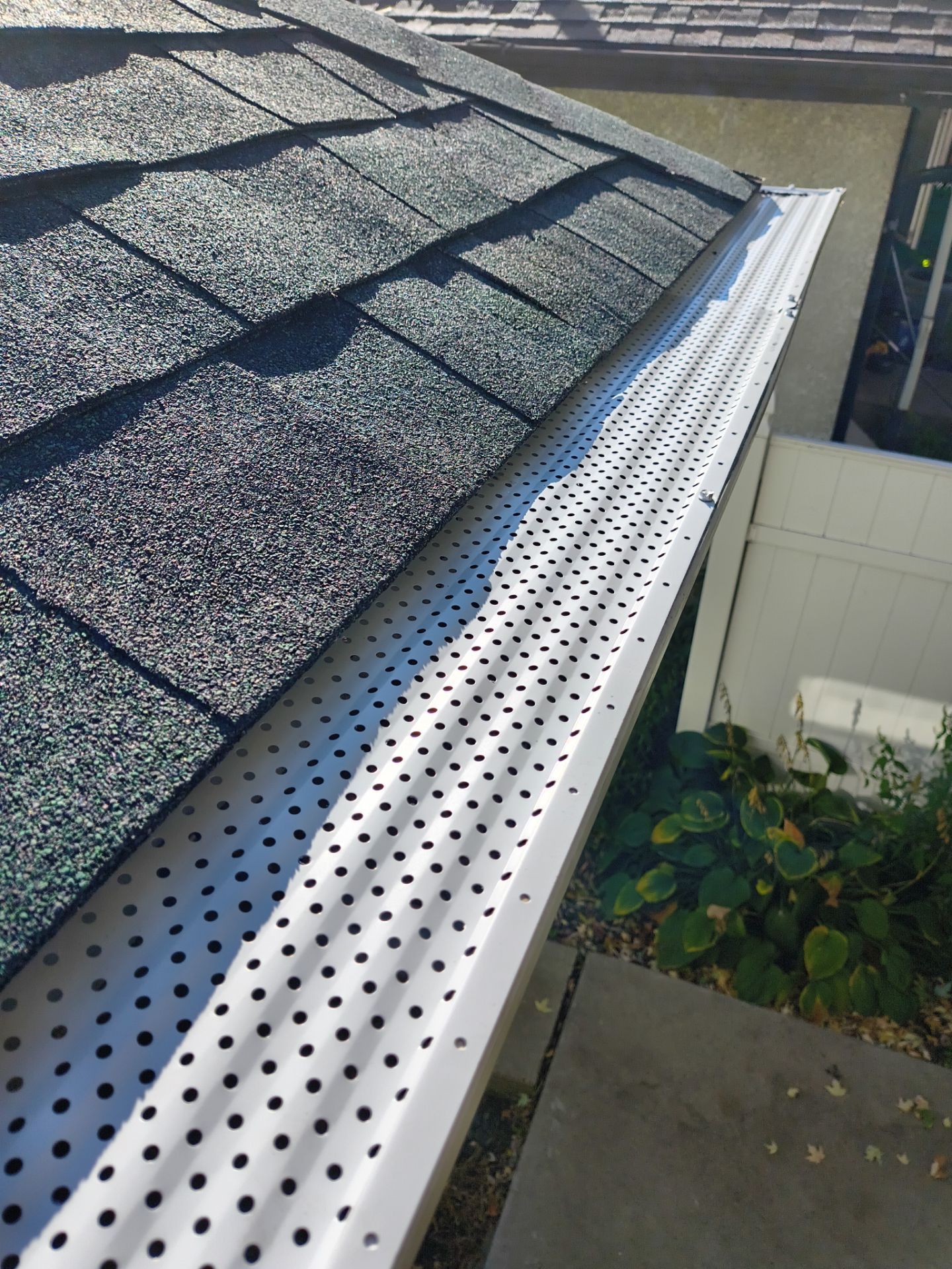 5" Leaf Exterminator Gutter Covers Installed by Next Level Seamless Gutters / Exteriors Inc.
