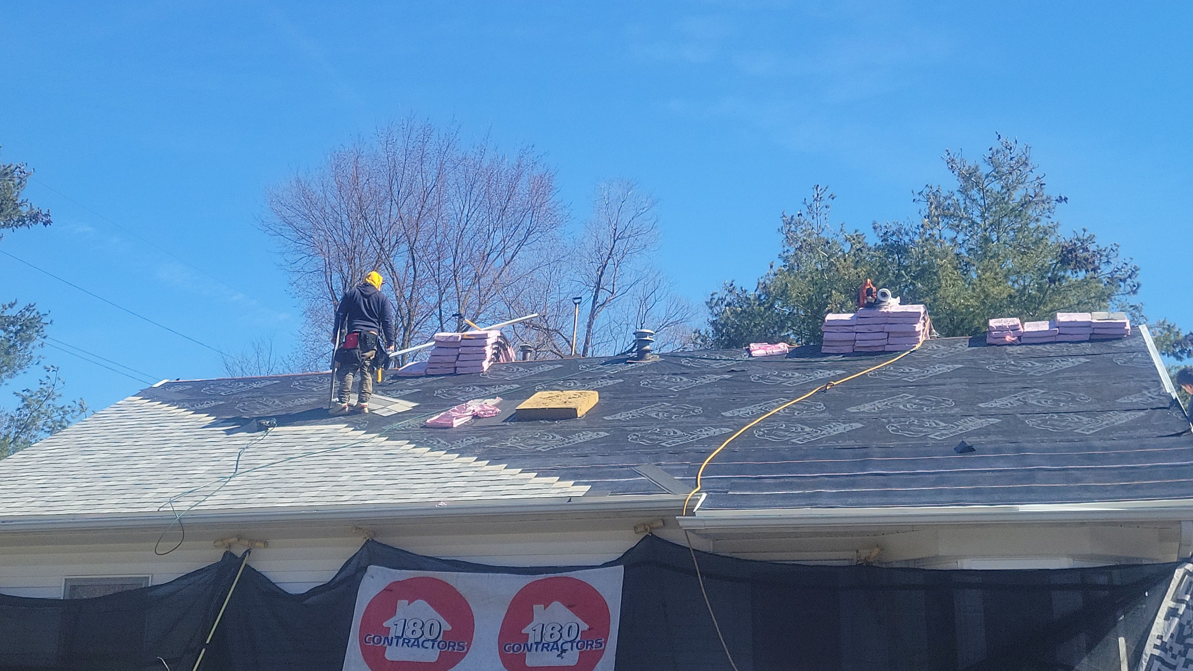 Roof Replacement using Owens Corning by 180 Contractors