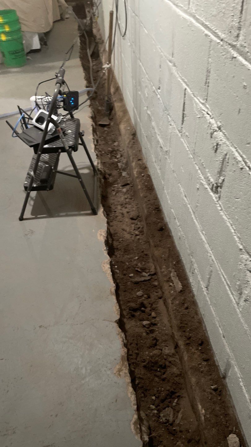 Basement Waterproofing for Kristi & Danny in St. Paul by Waterproofing Northeast
