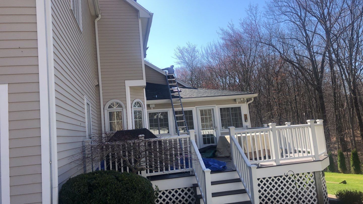 Residential Roofing Installation using Owens Corning TruDefinition Onyx Black by A Plus Exterior