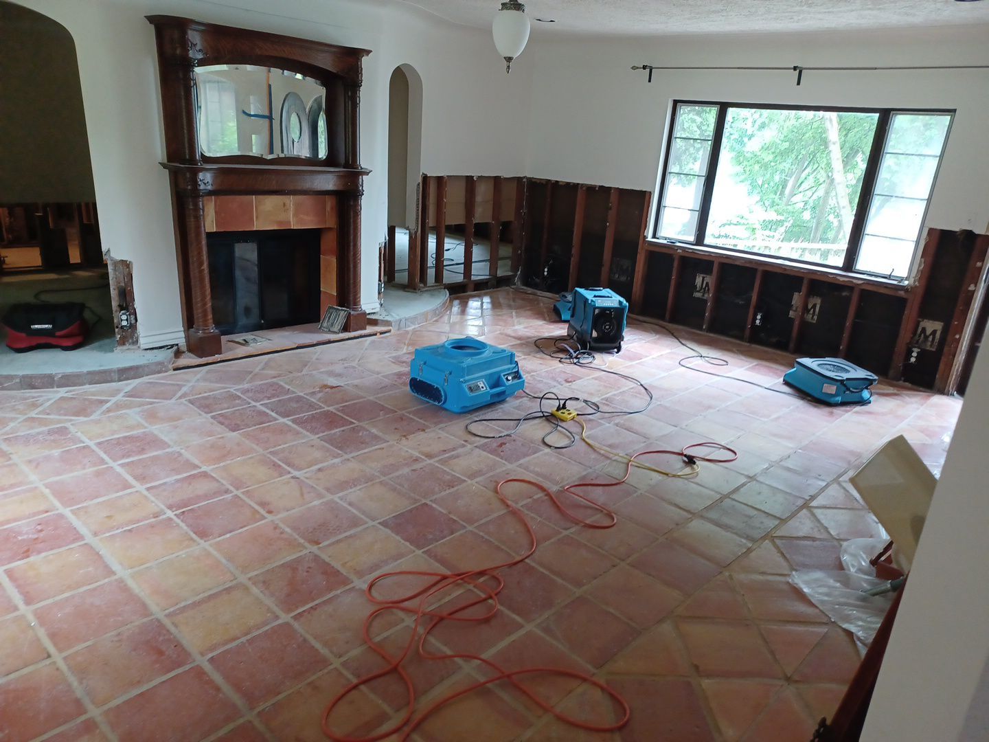 Project in West Bloomfield Township by EzDry Water Mitigation & Property Restoration