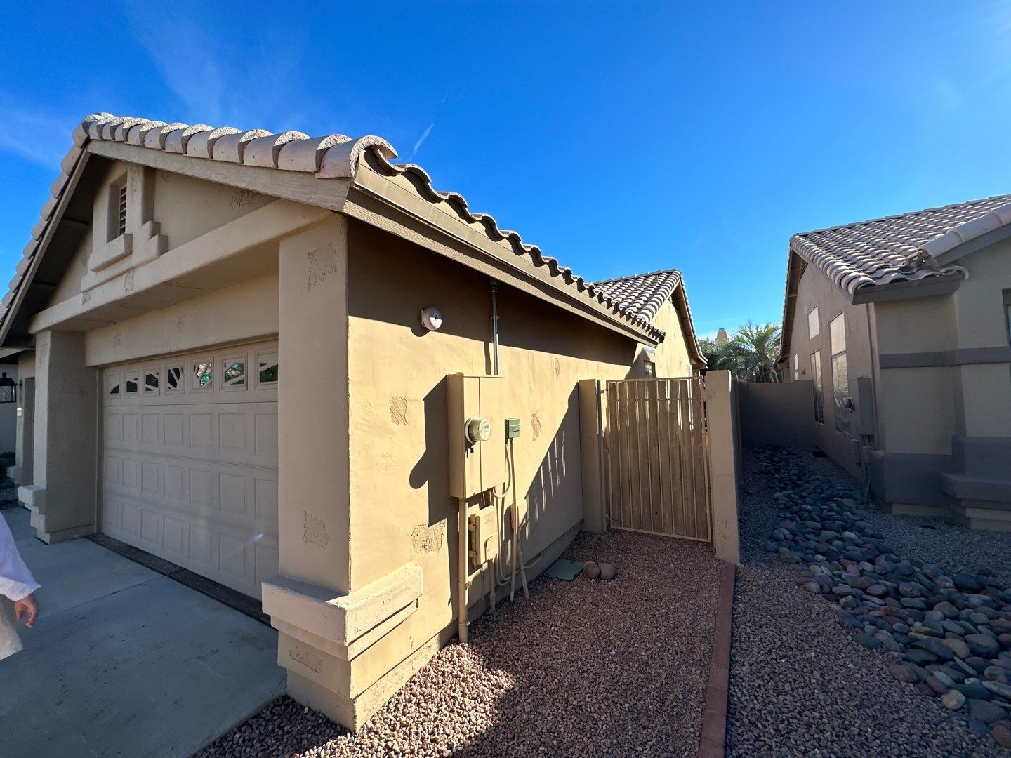 Gazzo - A Beautiful Home Exterior Transformation in Scottsdale, AZ with C&M Primer and Sherwin Williams Paints by Double G Painting Contractors, LLC