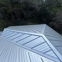 24ga 1.5" Mechanical Seam Mill Finish by Total Roofing System The Metal Roof Experts