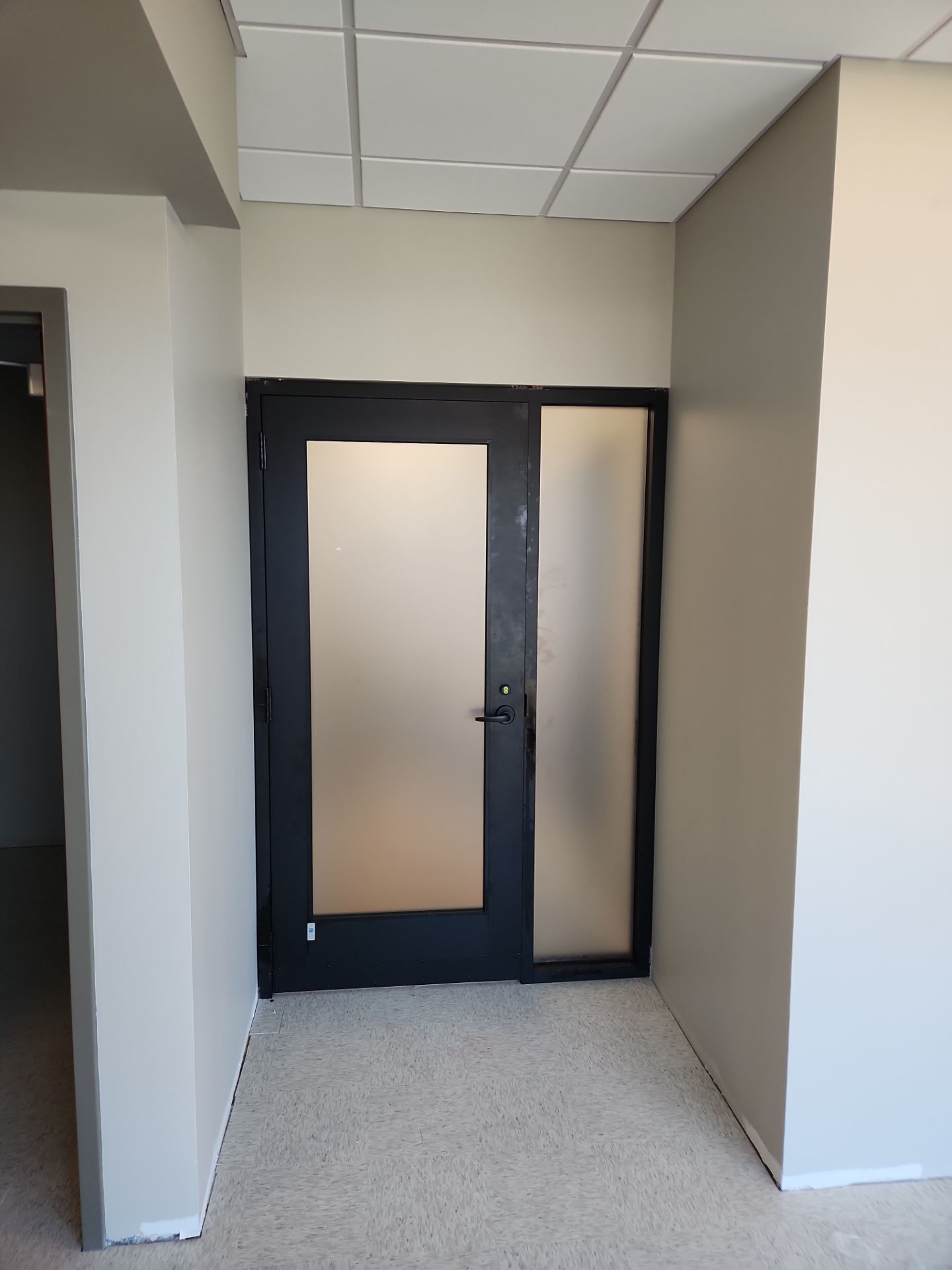 Commercial Storefront Window Install using Storefront by Service Glass Inc