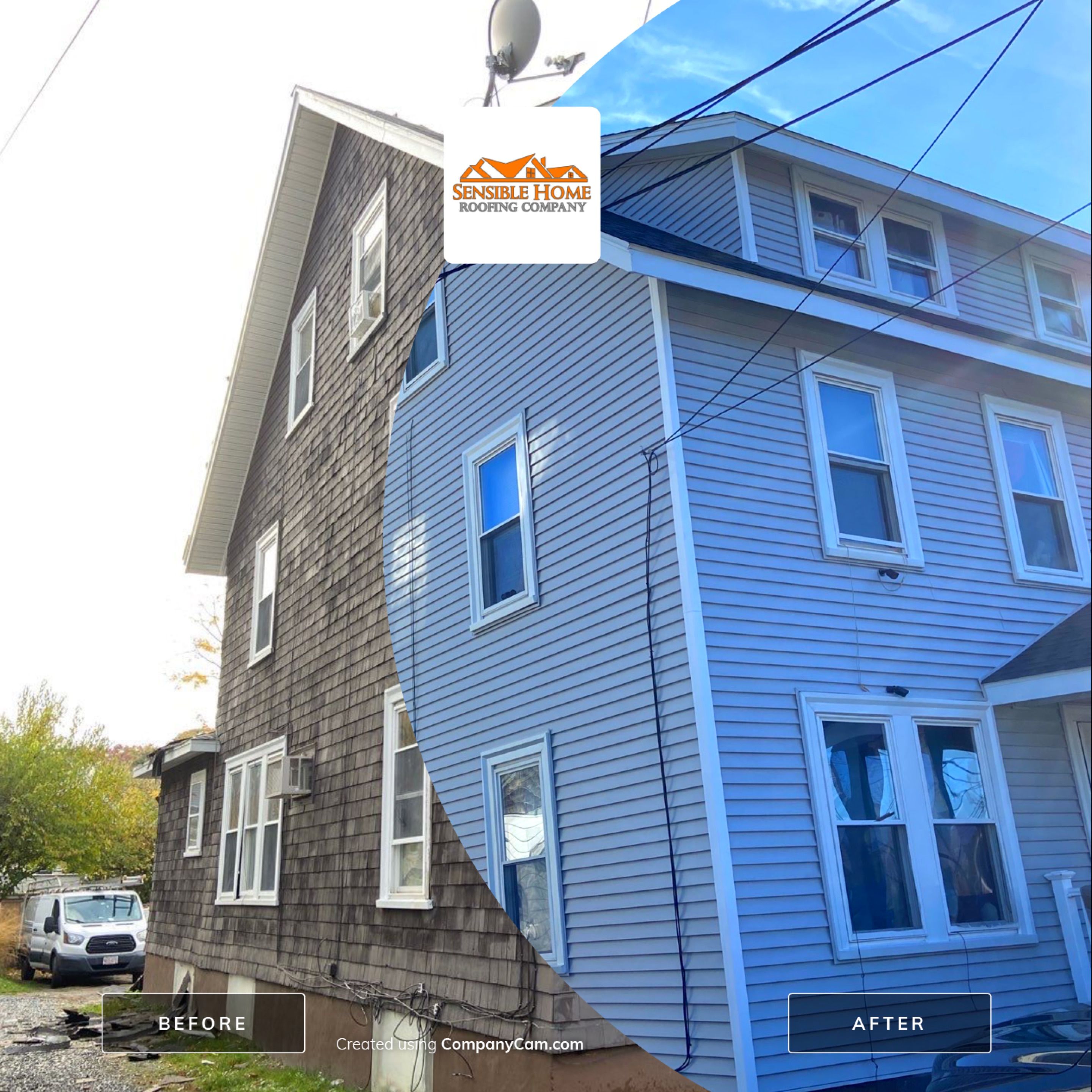 Residential Roofing Installation using GAF Timberline HDZ by Sensible Home Solutions