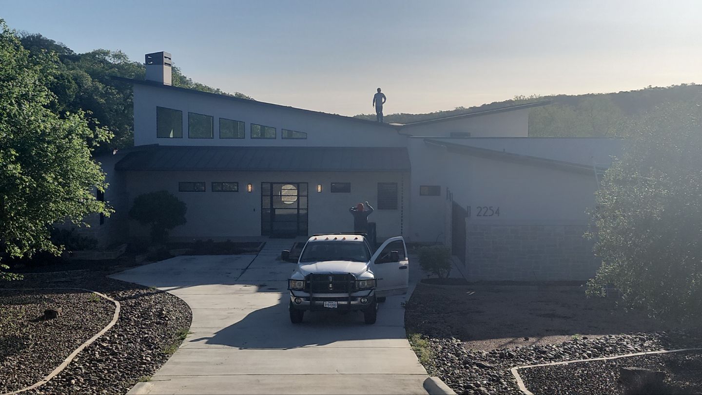 Standing Seam Custom Bent Roof by Lightning Exteriors