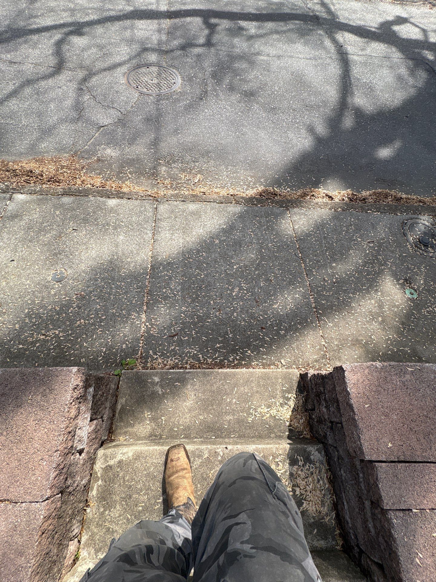 Patio pressure washing and residential driveway surface cleaning