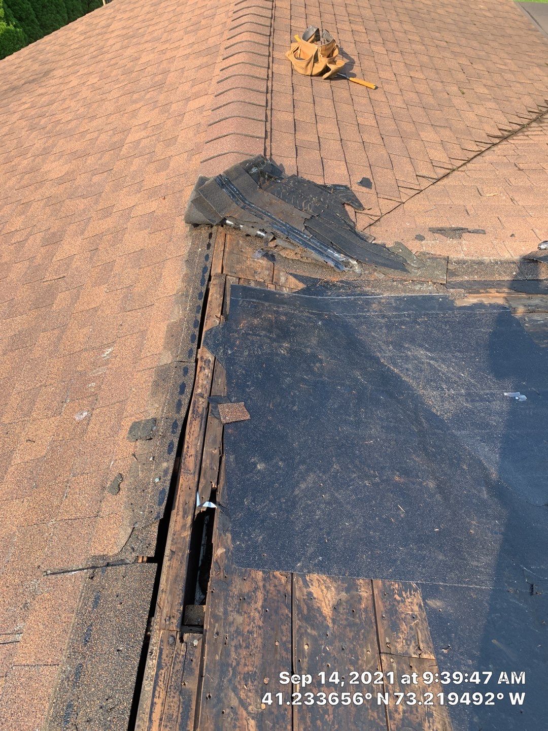 Residential Roofing Installation using Owens Corning Duration Brownwood by A Plus Exterior