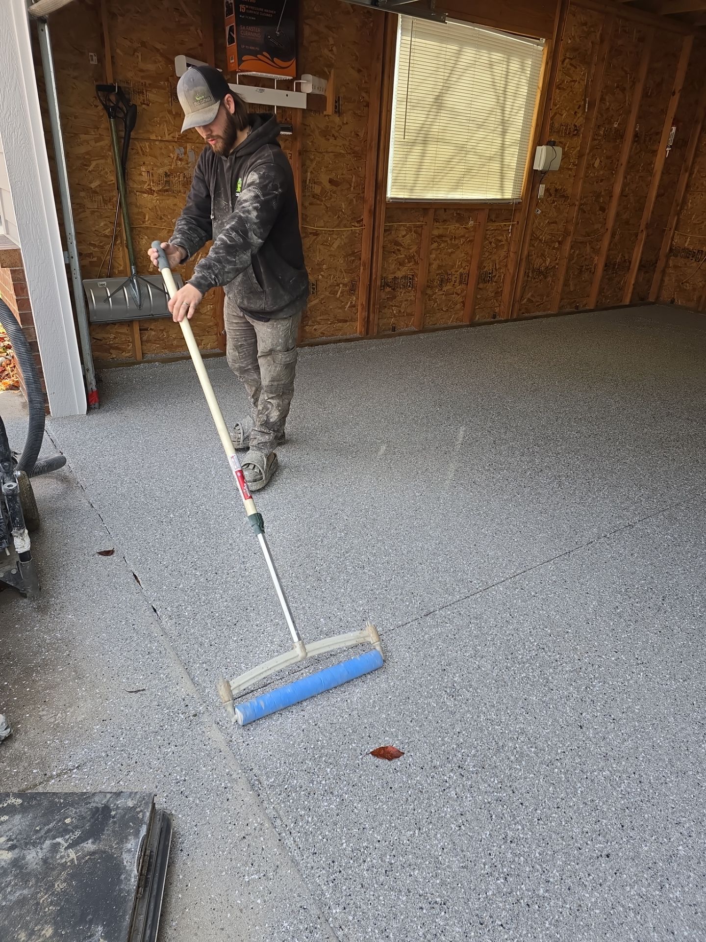 Garage Transformation using Shale Hybrid by Croc Coatings, LLC