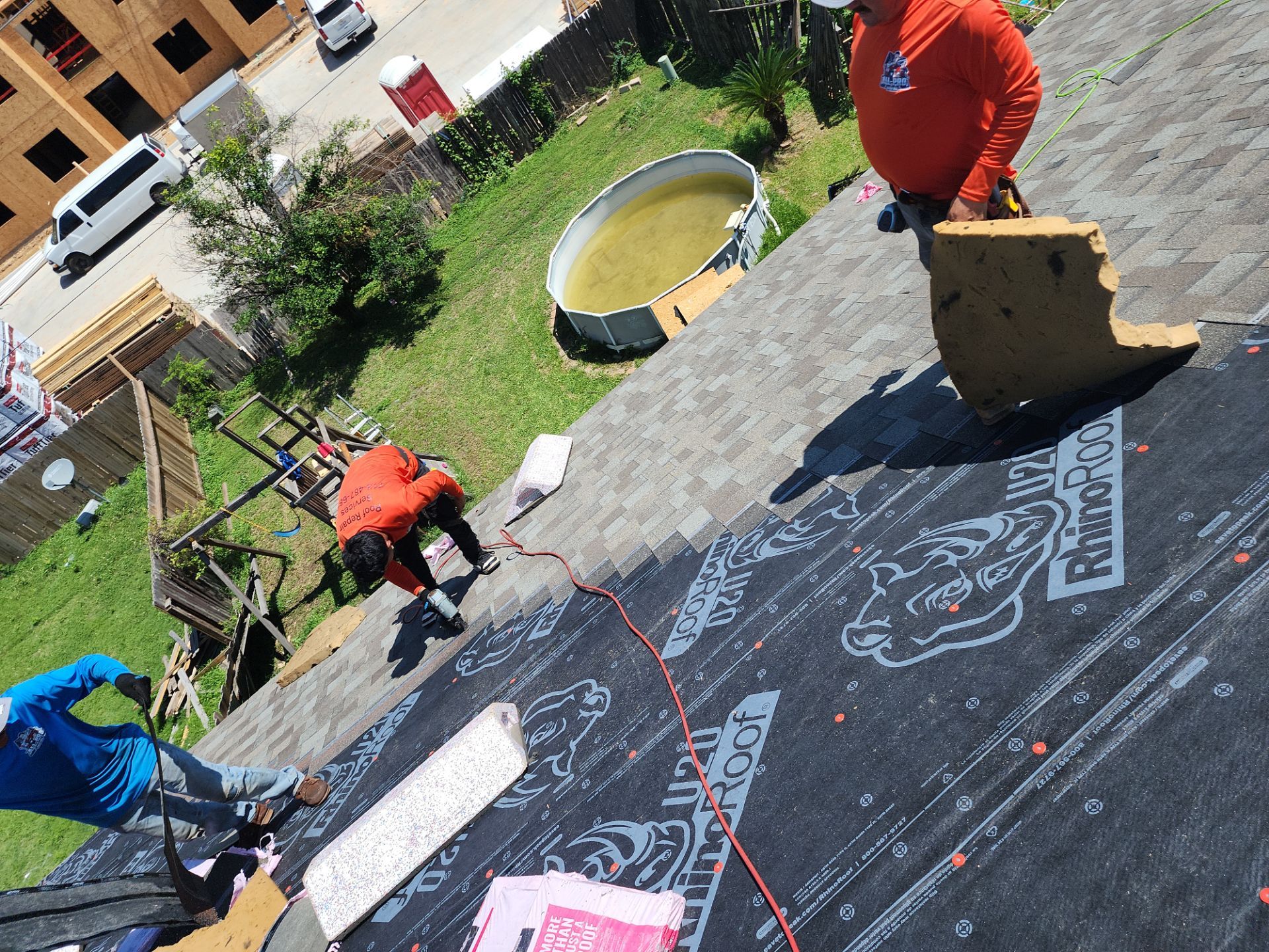 Residential Roofing Installation using Owen's Corning Duration (Lifetime) Shingles by Roof Repair Company