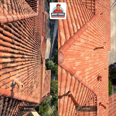 Tile Roof Wash Project in San Antonio