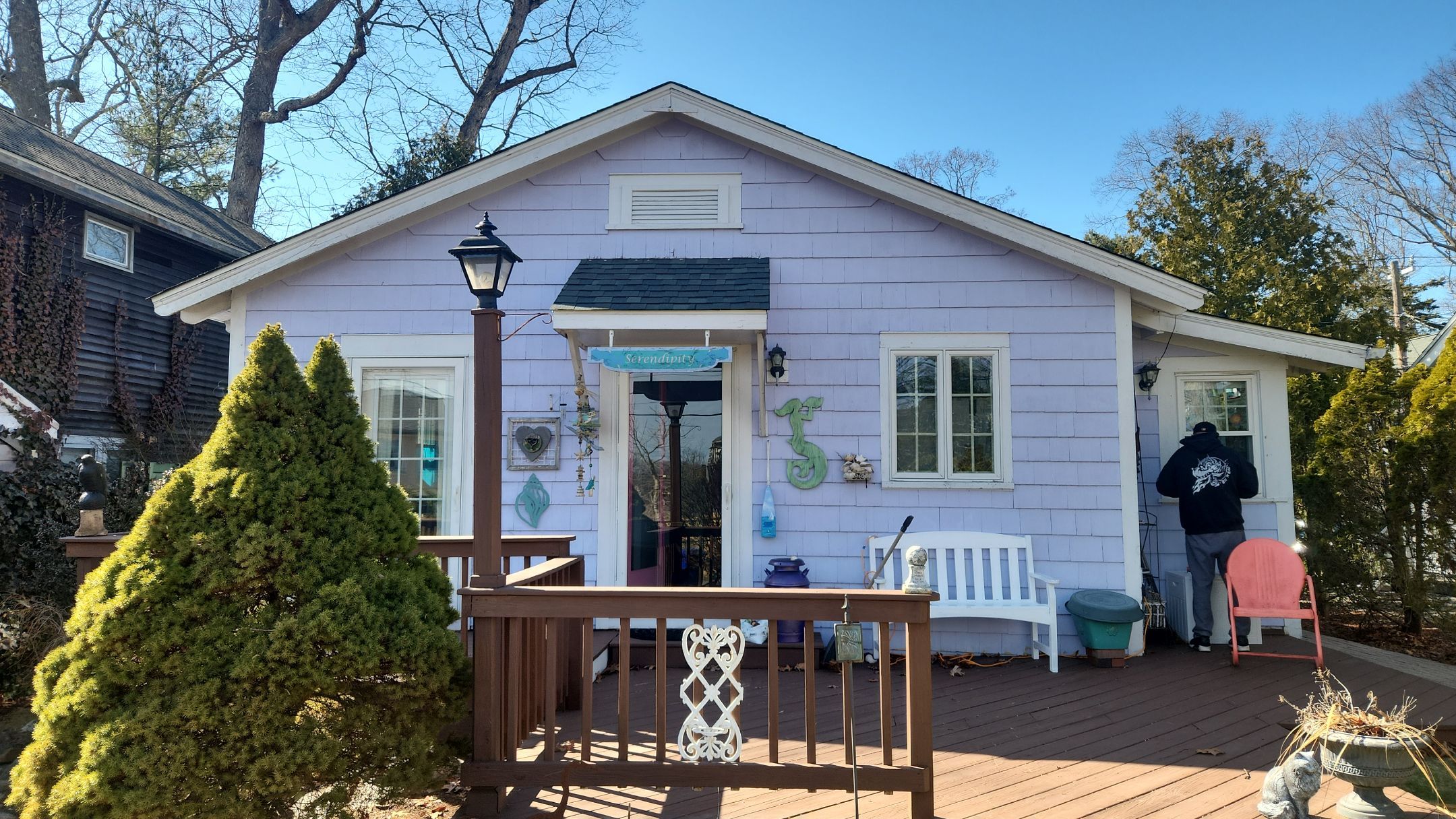 Siding Renewal with Cert Monogram D/4 x 12'6" clapboard, Wedgewood Blue by DiGiorgi Roofing and Siding Inc
