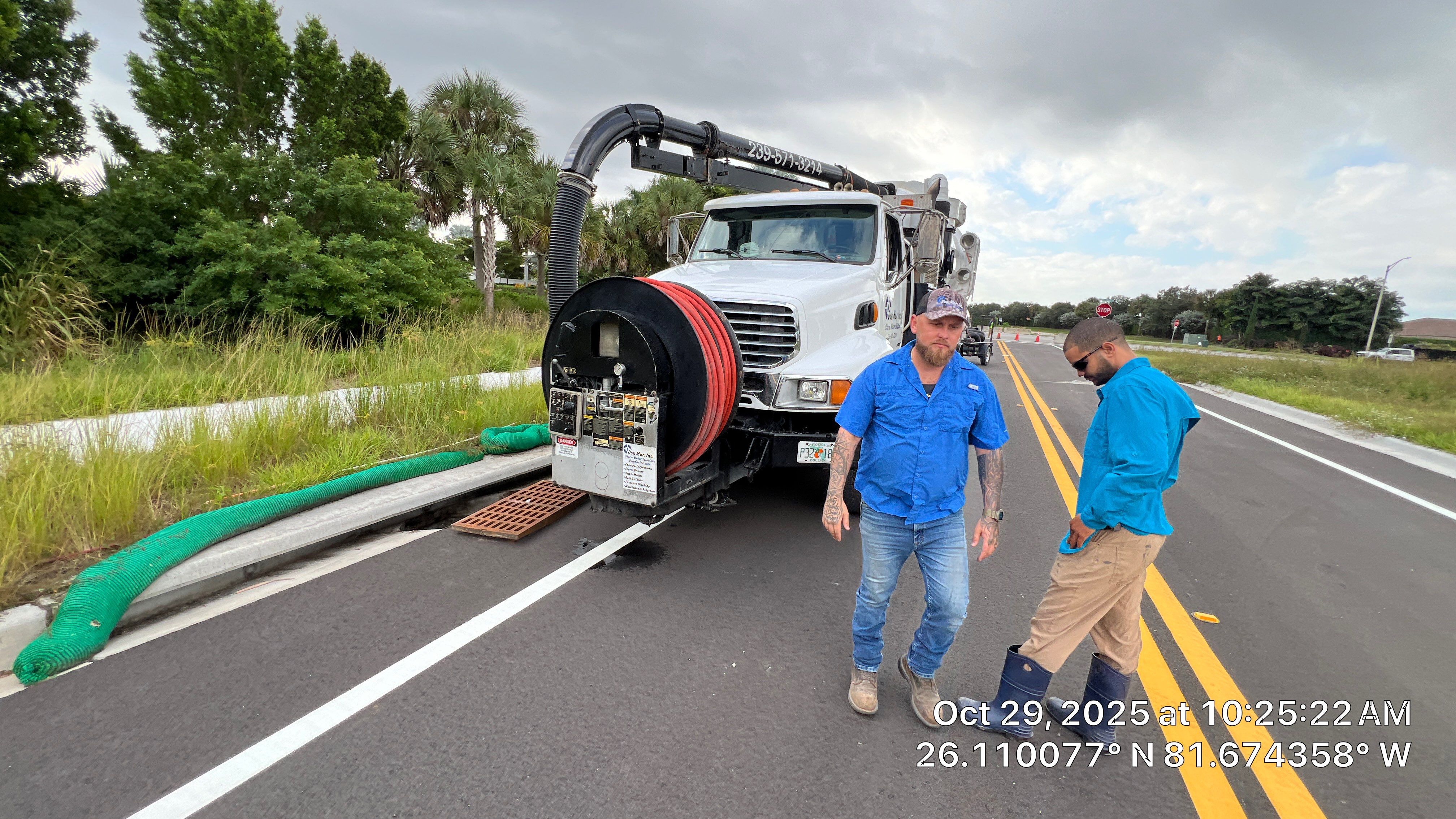 New Construction Road off Rattlesnake in Naples by Don Mar, Inc. Storm Water Solutions