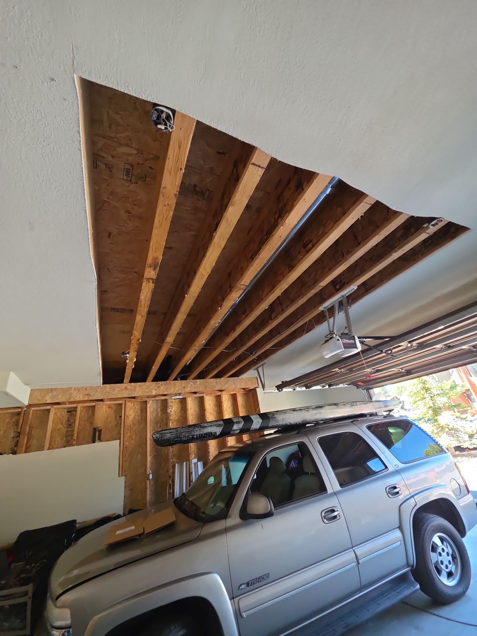 Garage Water Damage Repair by The Tahoe Tradesman