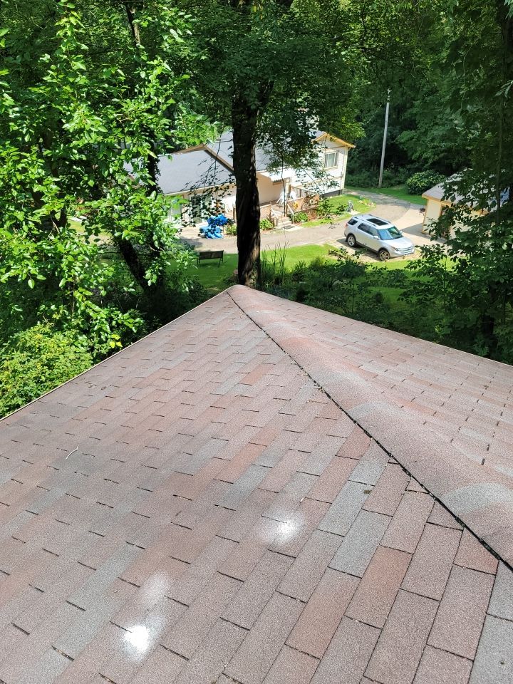 Atlas Pinnacle Pristine Scotchgard: Hickory Drip Edge: Musket brown by Eagle Eye Roofing