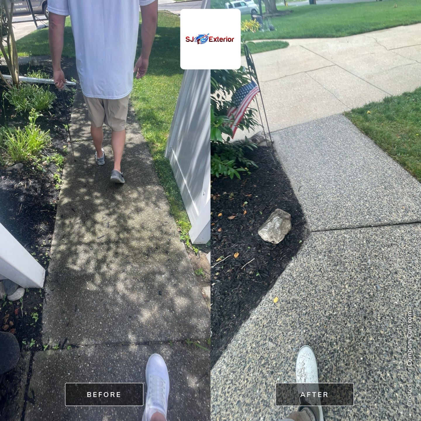 House Wash, Pool Patio, Driveway, Exterior Fireplace, Deck & Fence Cleaning by SJ Exterior