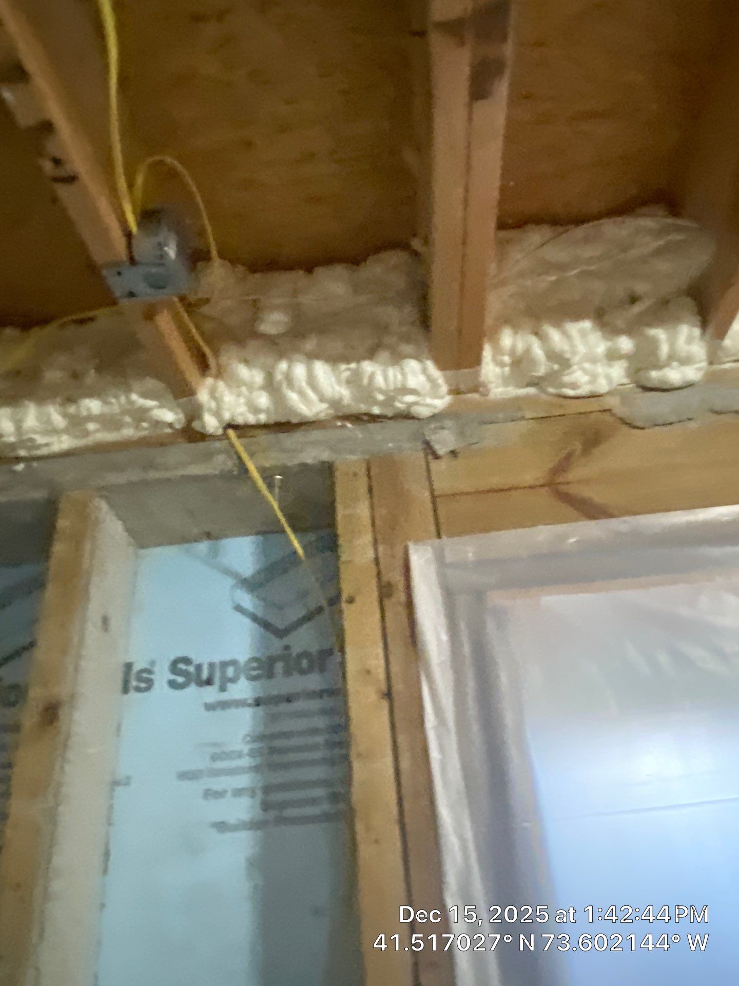 Attic Insulation using open cell spray foam by NYS Foam & Energy