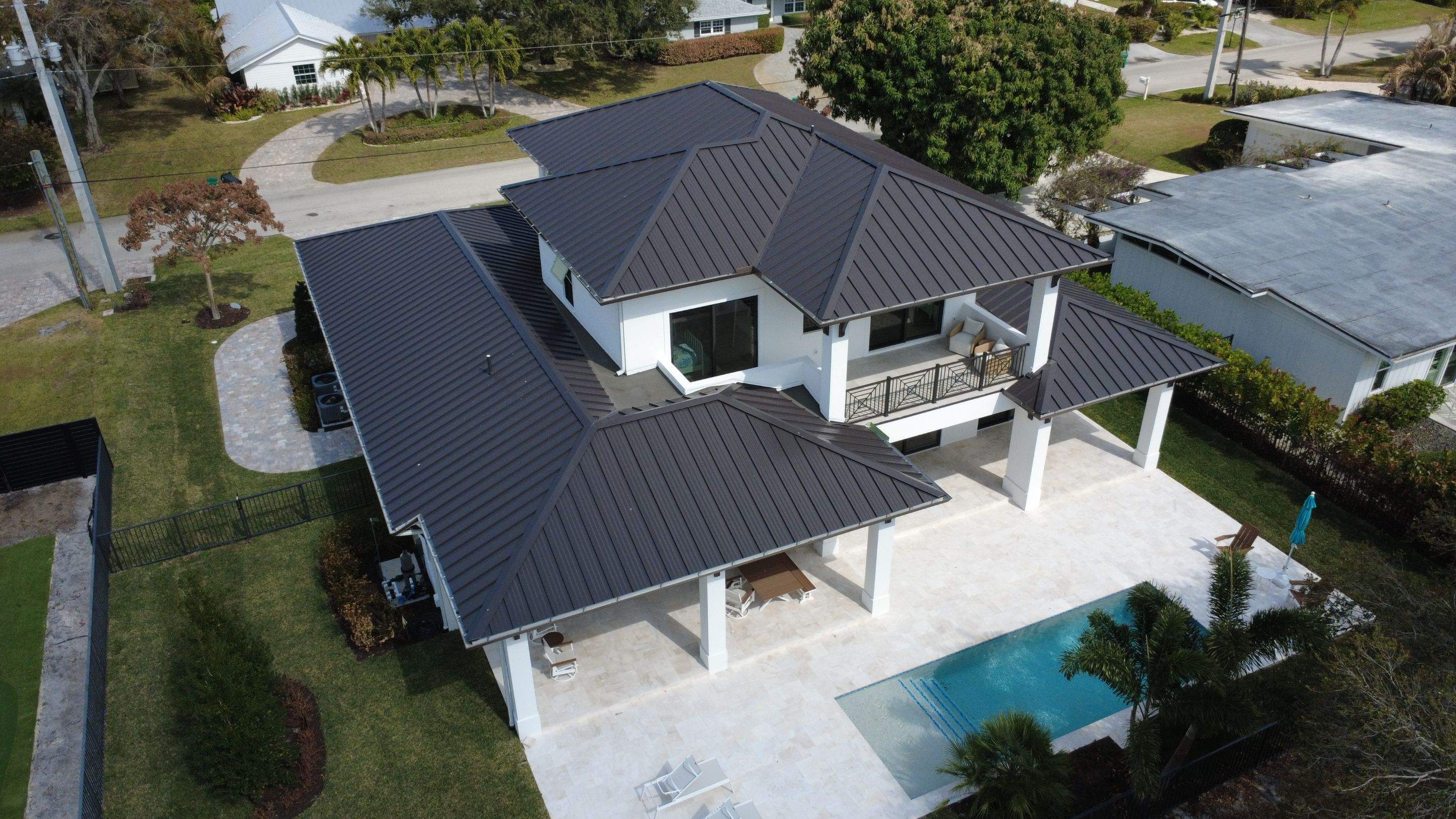 Kynar (Color Coated) Standing Seam Metal Roof Installation by Sailfish Roofing