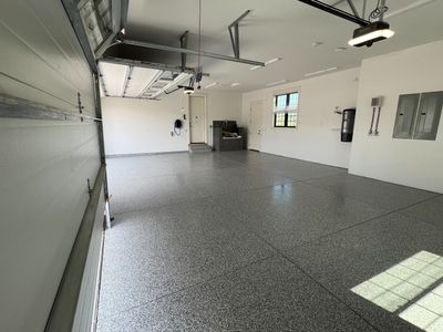 Garage Transformation using Slate Stone