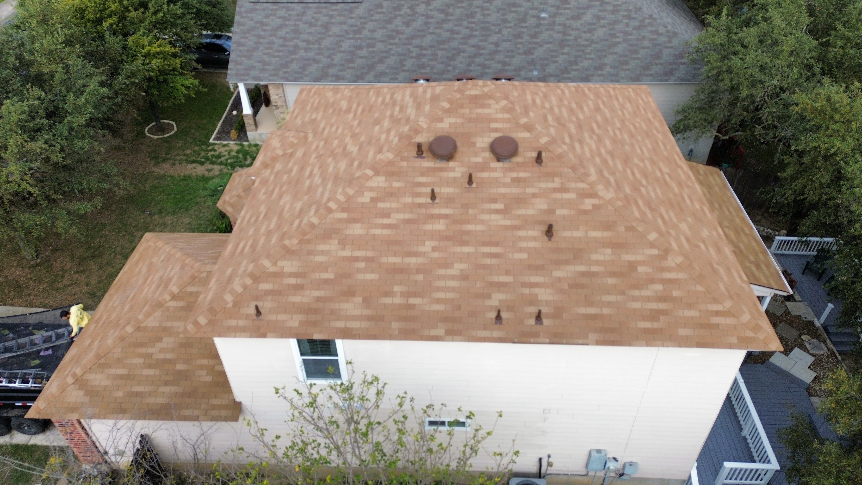 San Antonio Roof Project  by Bison Roofing  