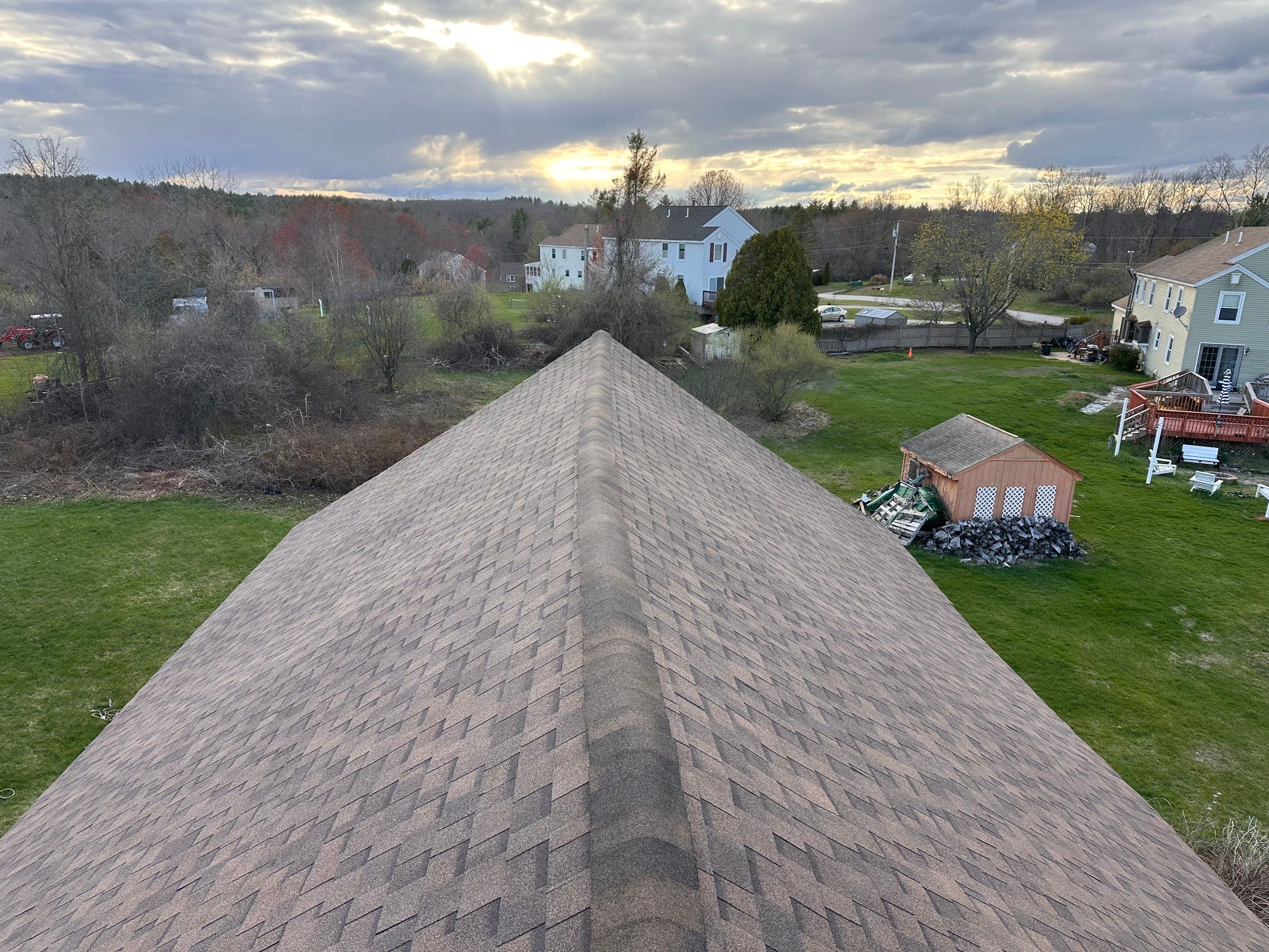 Barn in Derry, NH — this one came with some serious challenges. by Tall pine roofing