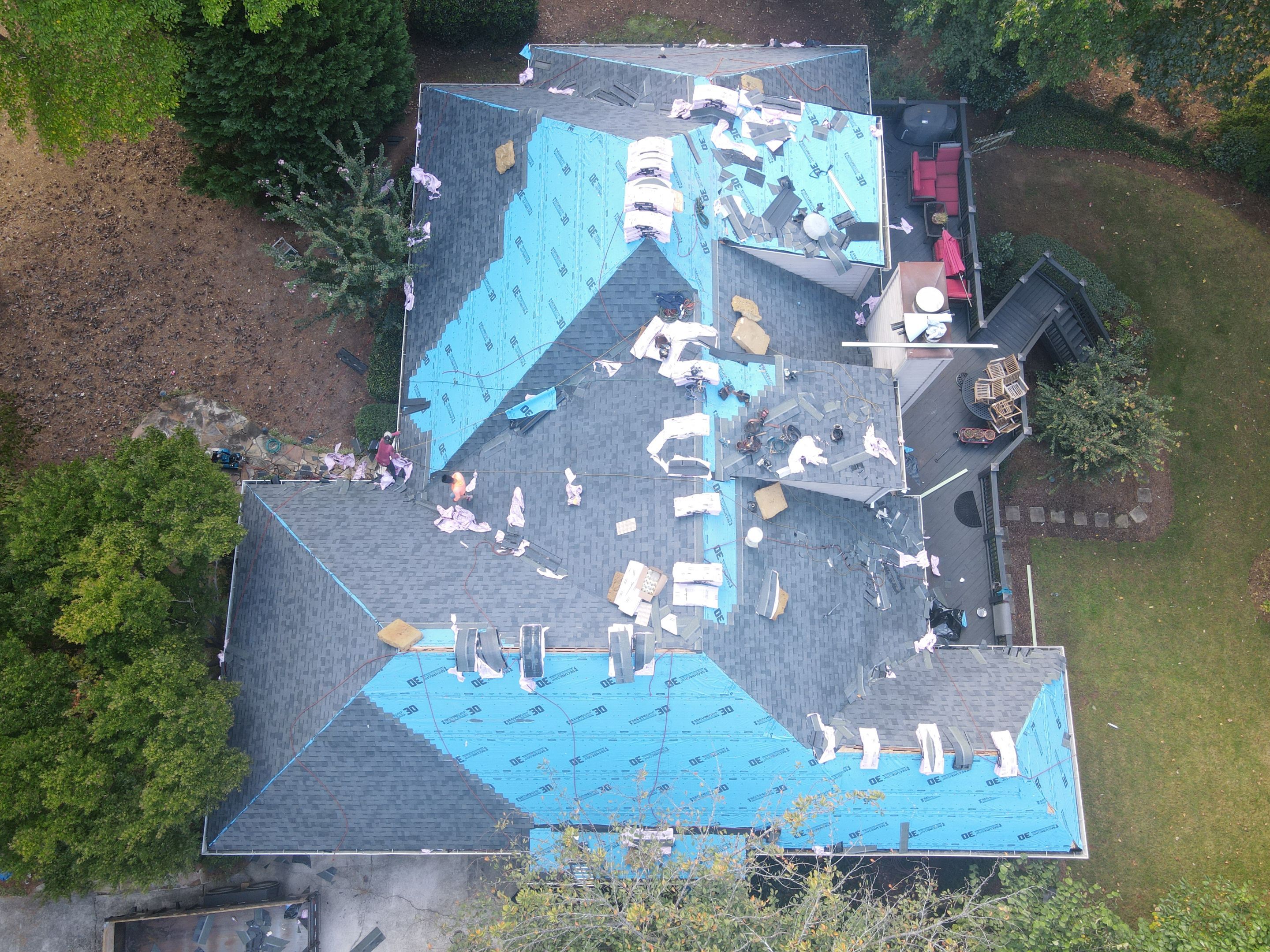 Residential Roofing Installation using Owens Corning by Inspector Roofing and Restoration