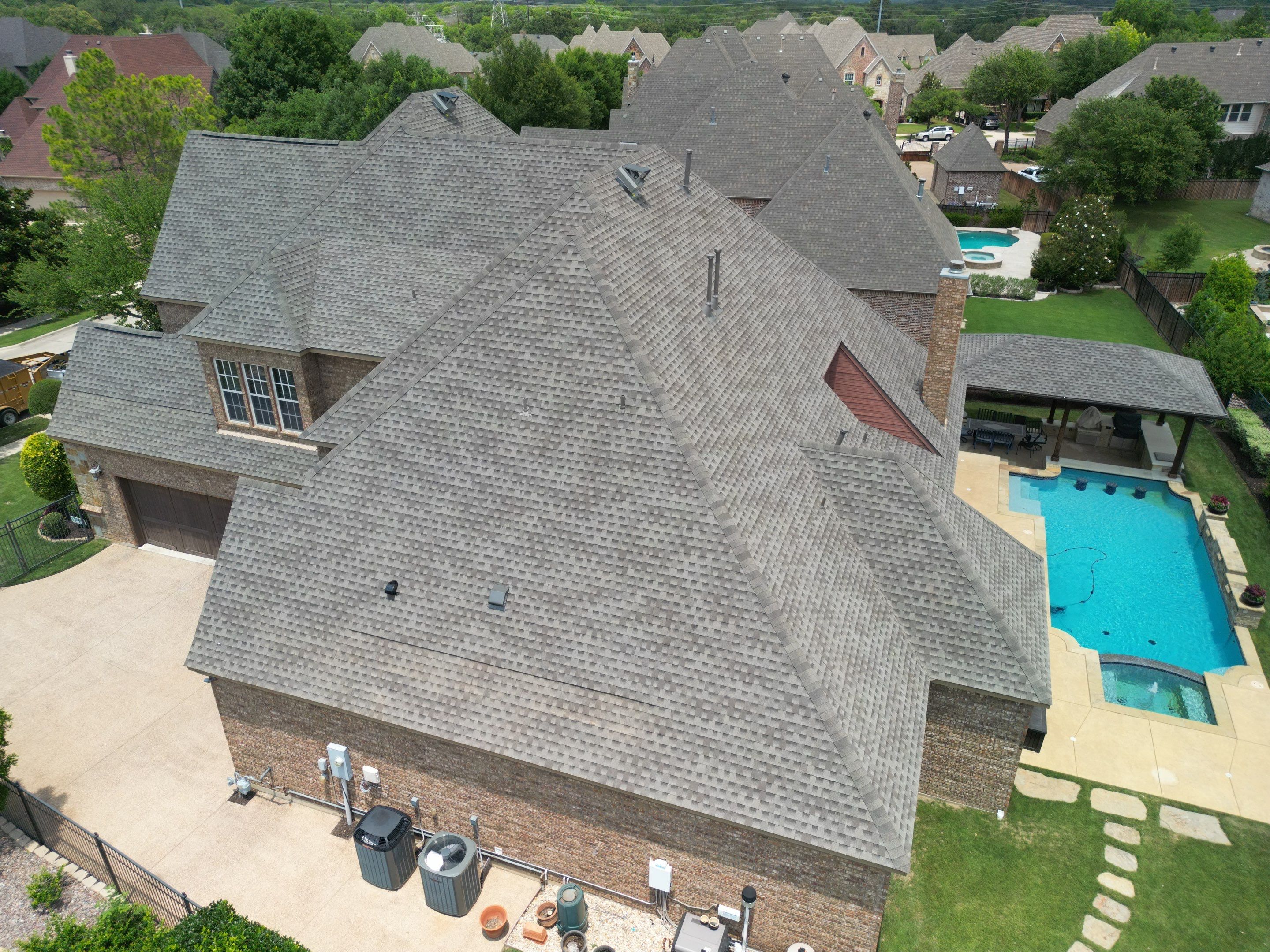 Beautiful Estate Remodel - Roof, Copper Gutters, Exterior Stain, Siding Replacement by First United Roofing & Construction