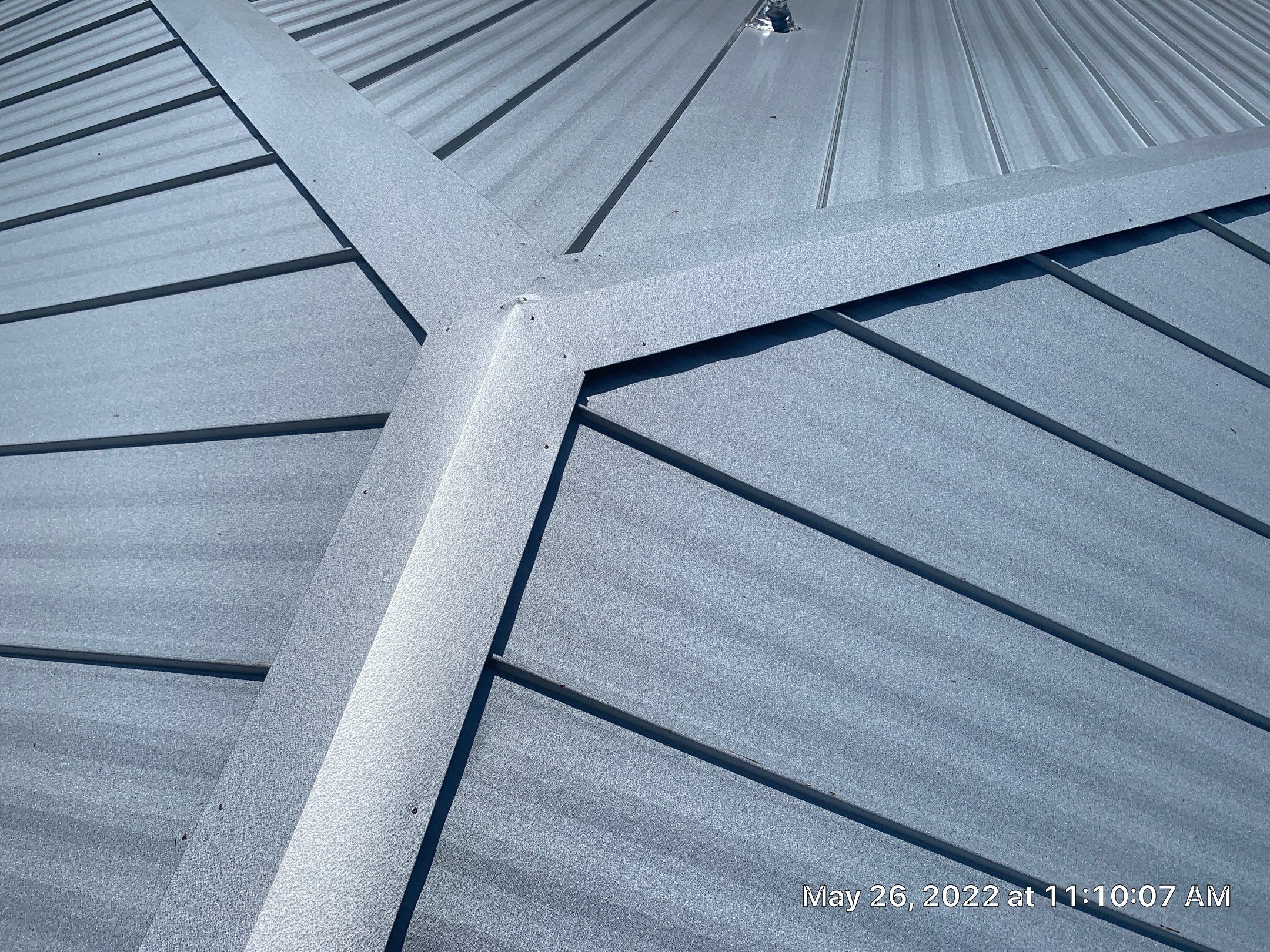 Residential Roofing Installation using 1" Nail strip metal roof by BLUES BROTHERS ROOFING
