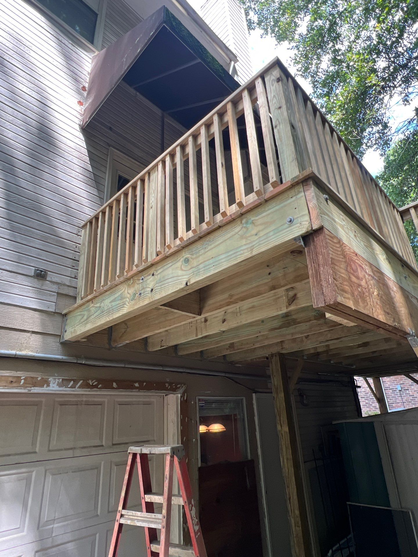 Wood Deck Build in Alpharetta, GA by Nelson Exteriors 