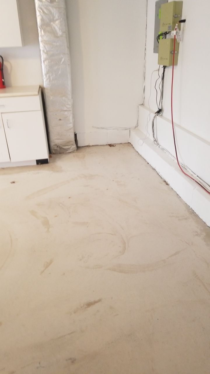 Garage Floor in Domino by Spectrum Painting, LLC