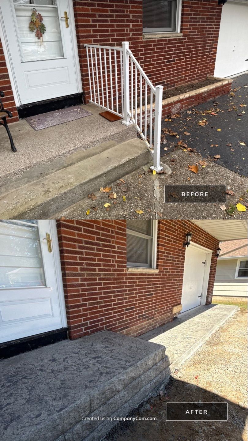 Oxford Slate Walkway and Apron by NG Masonry & Construction LLC