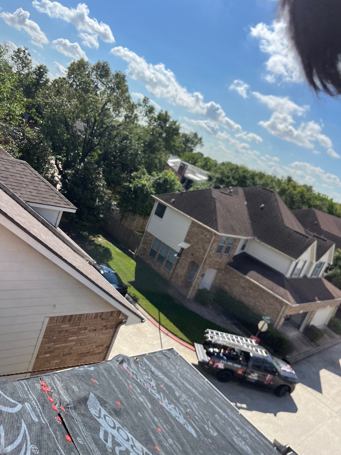 Residential Roofing Installation using Owen's Corning Duration (Lifetime) Shingles by Roof Repair Company