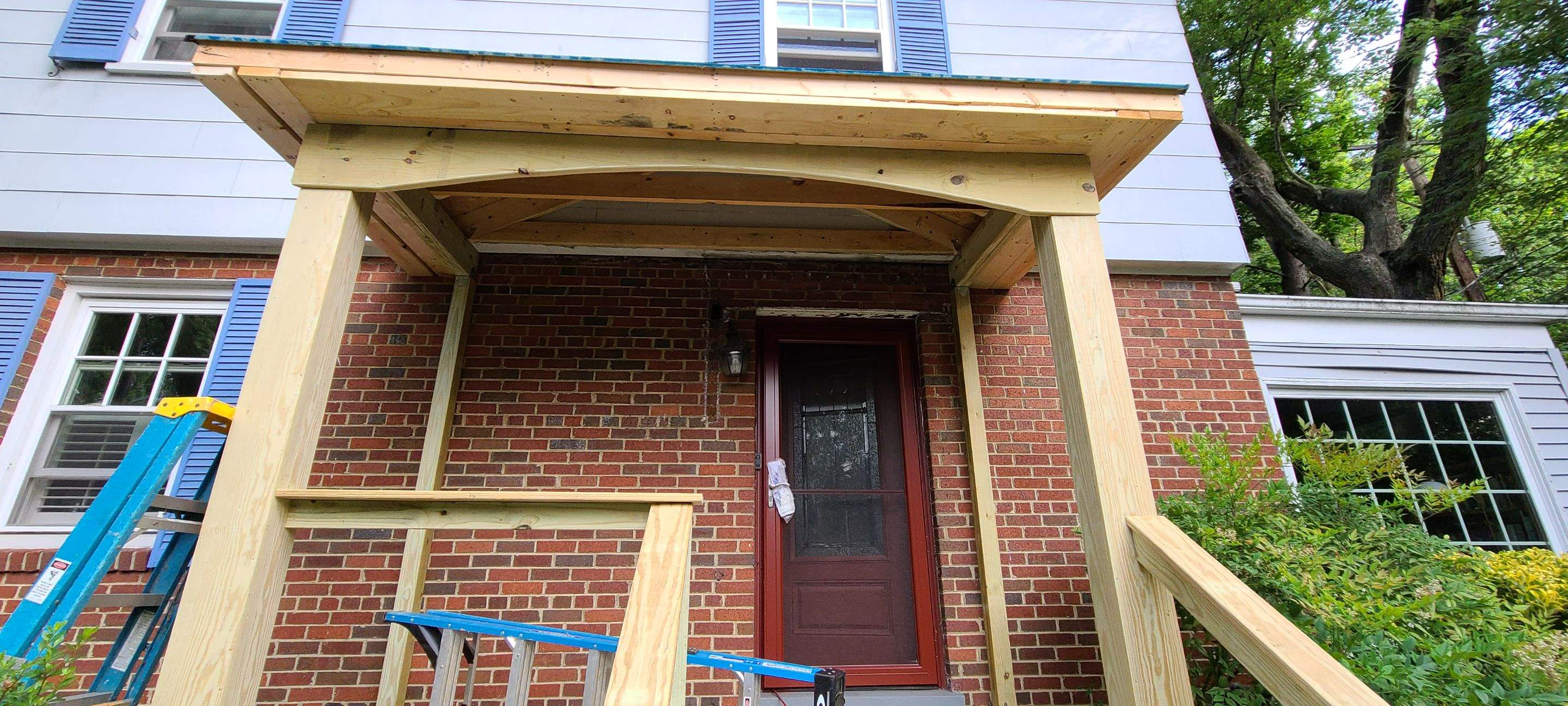 Siding and roof replacement, deck installation by Window Depot of Annapolis