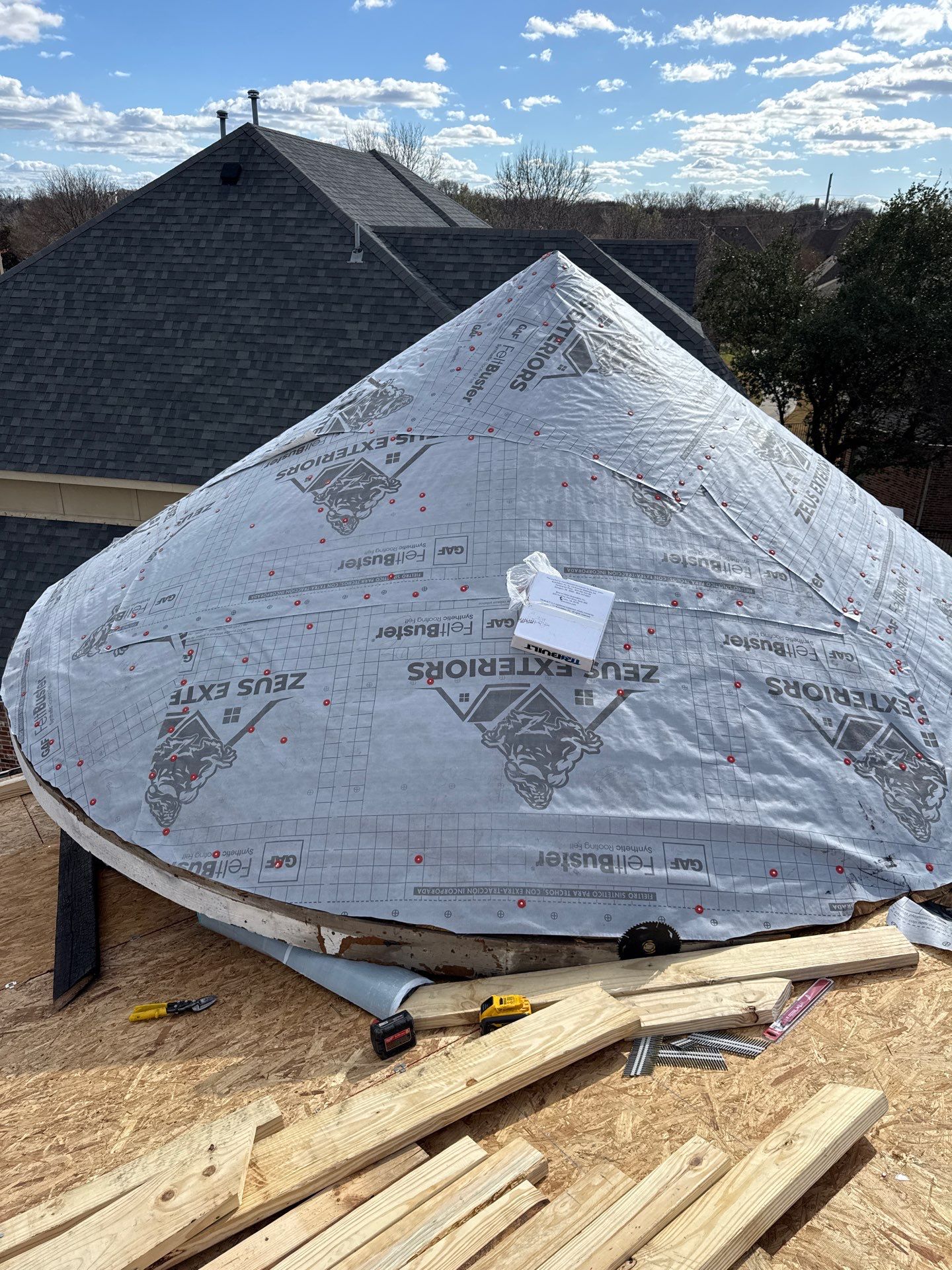 Project in Garland  by Zeus Exteriors