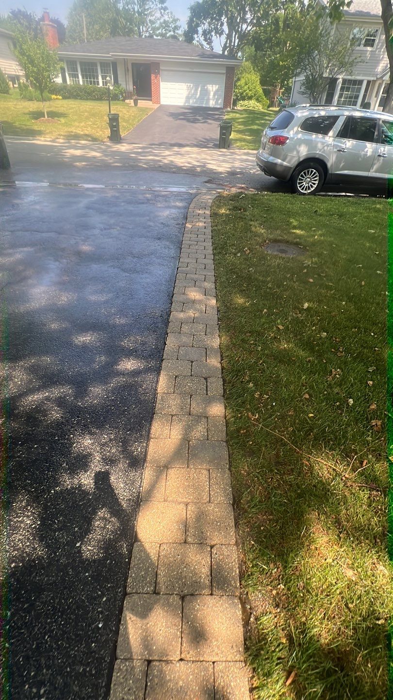 Brick paver clean, sand and seal.  using Surebond SB-1300 by Northern Power Washing LLC.