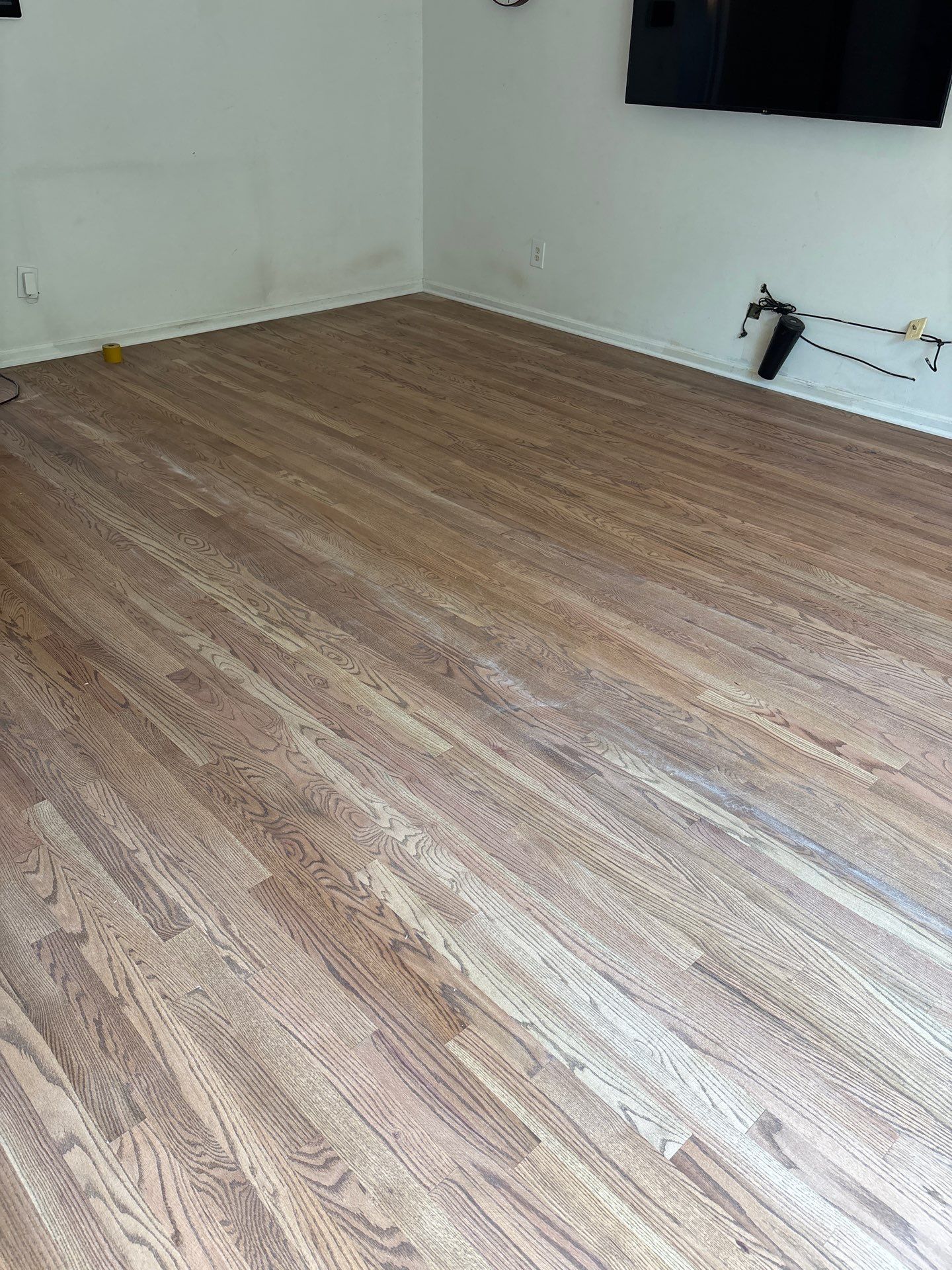 Natural Oak Hardwood Installation and Refinishing in Florence, Kentucky by Footprints Floors Kentucky