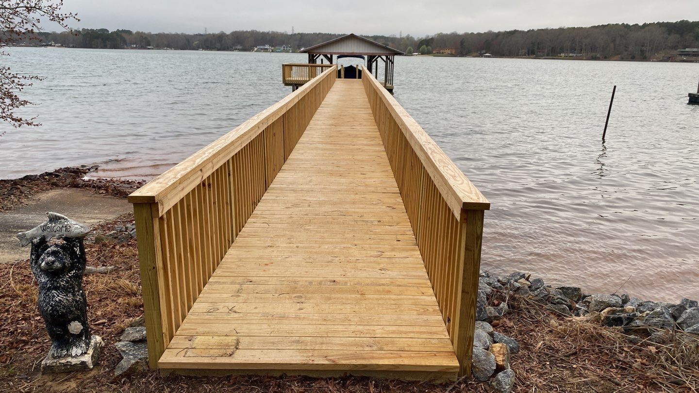Dock using Wood Sealant by DuraSeal