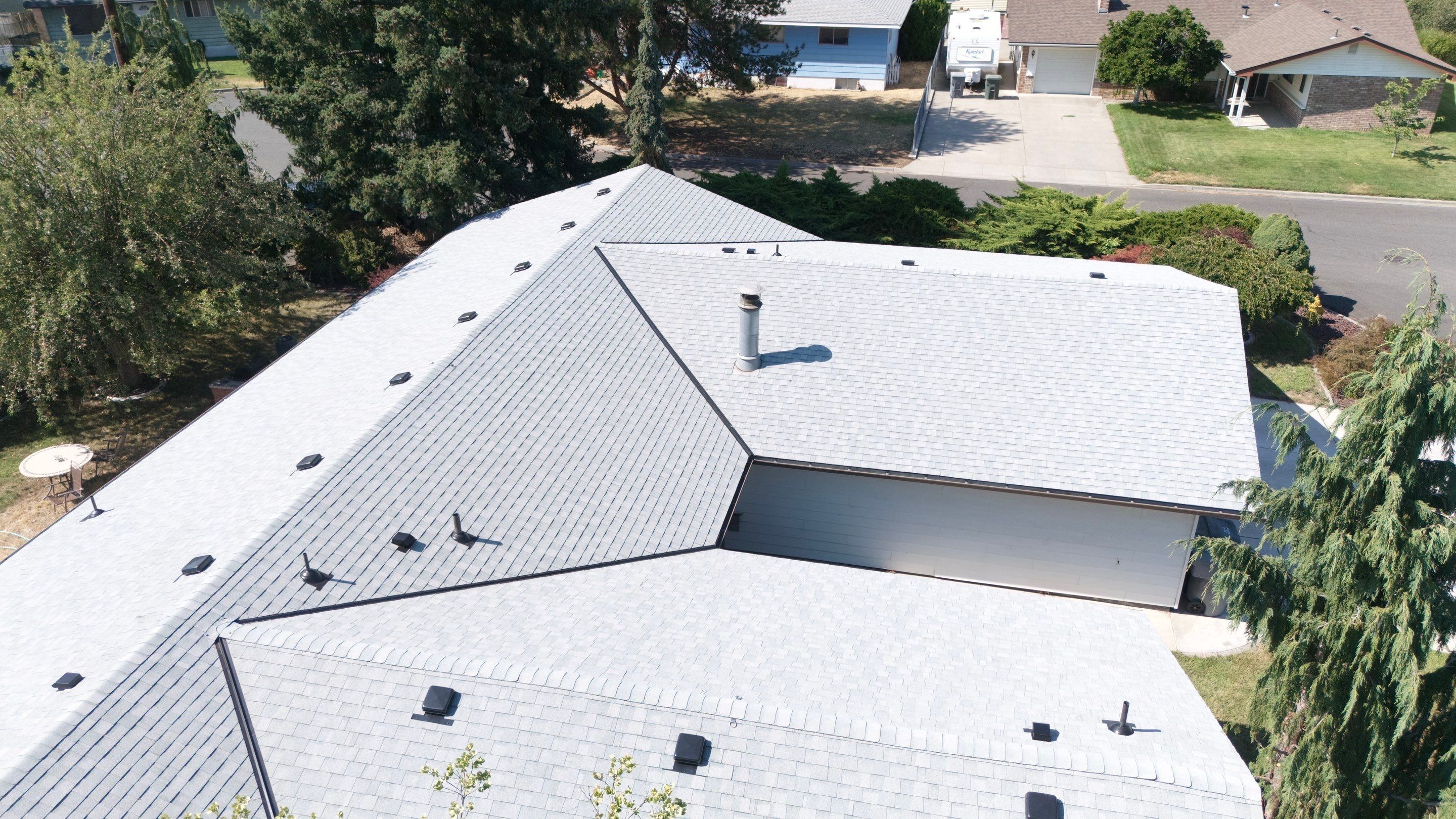 Residential Shingle Roof Replacement and Ventilation Upgrade in Richland by Alpine Roofing