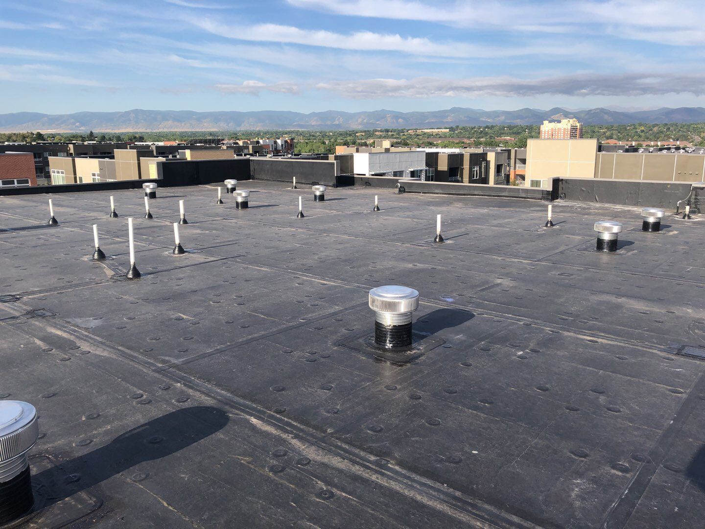 Commercial Roofing Installation using MuleHide EPDM .60 - BLACK by A to Z Roofing