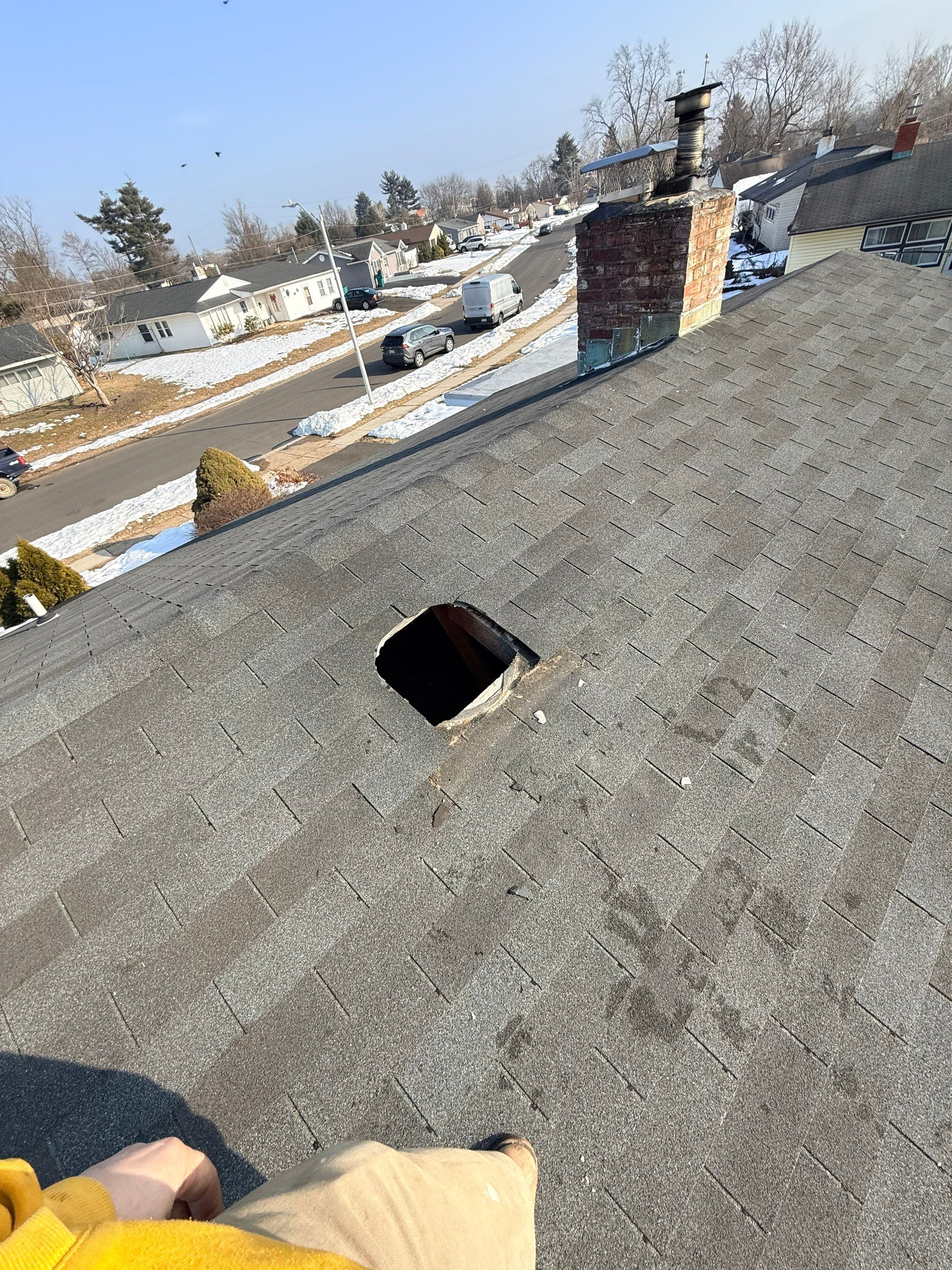 Attic fan installation by AXR Inc