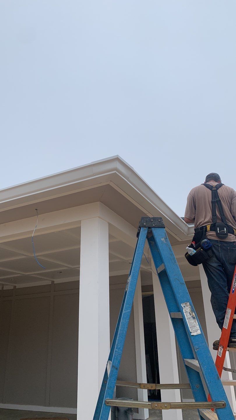 Seamless Gutter Installation using K-Style Gutters by Gutter Professors