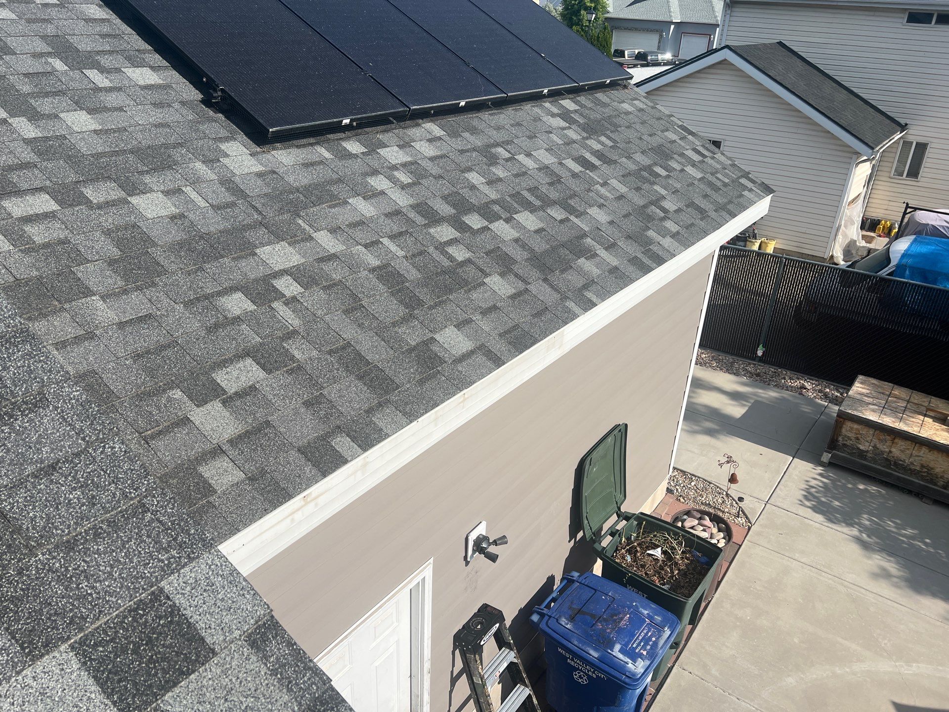 Project in Salt Lake City by Emerald Gotcha Gutters 