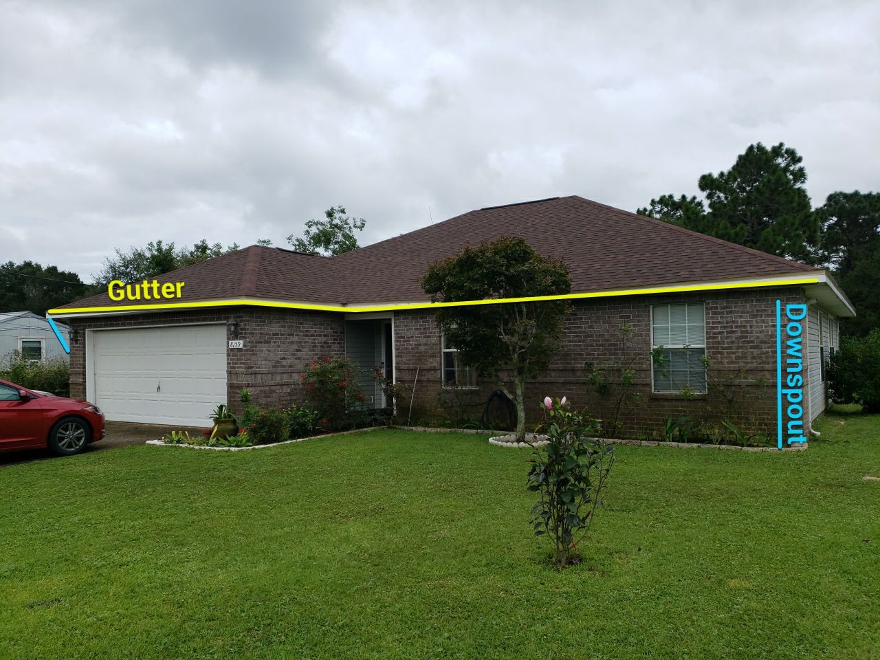 Gutter Installation using K-Style Gutters by Gutter Professors
