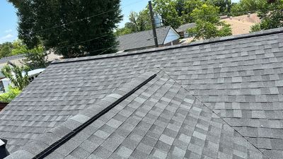 Gray Architectural Shingle Roof, Felt to Finish — North Houston, TX