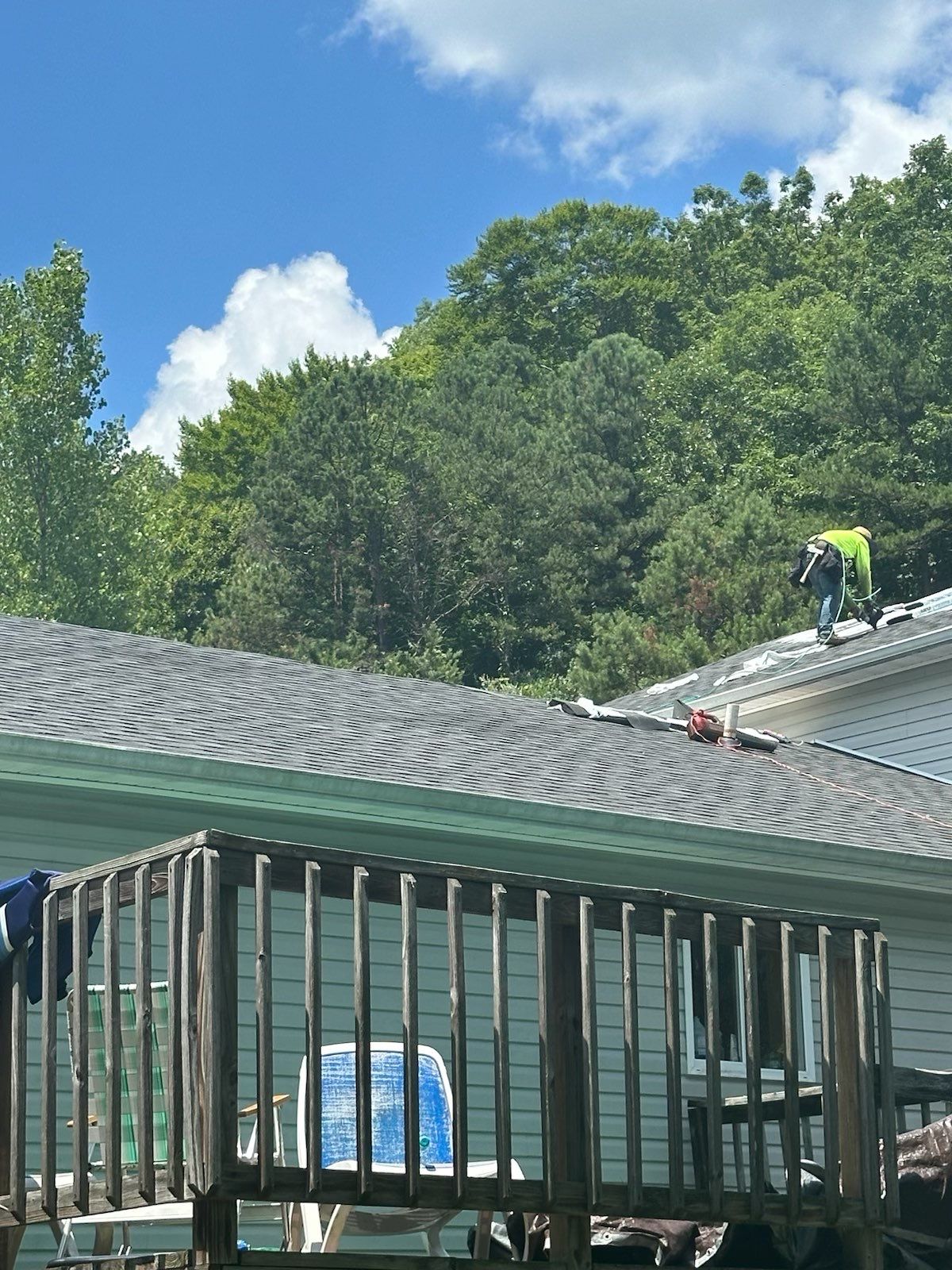 Residential Roofing Installation using Performance Shingles by Mr. Roofer
