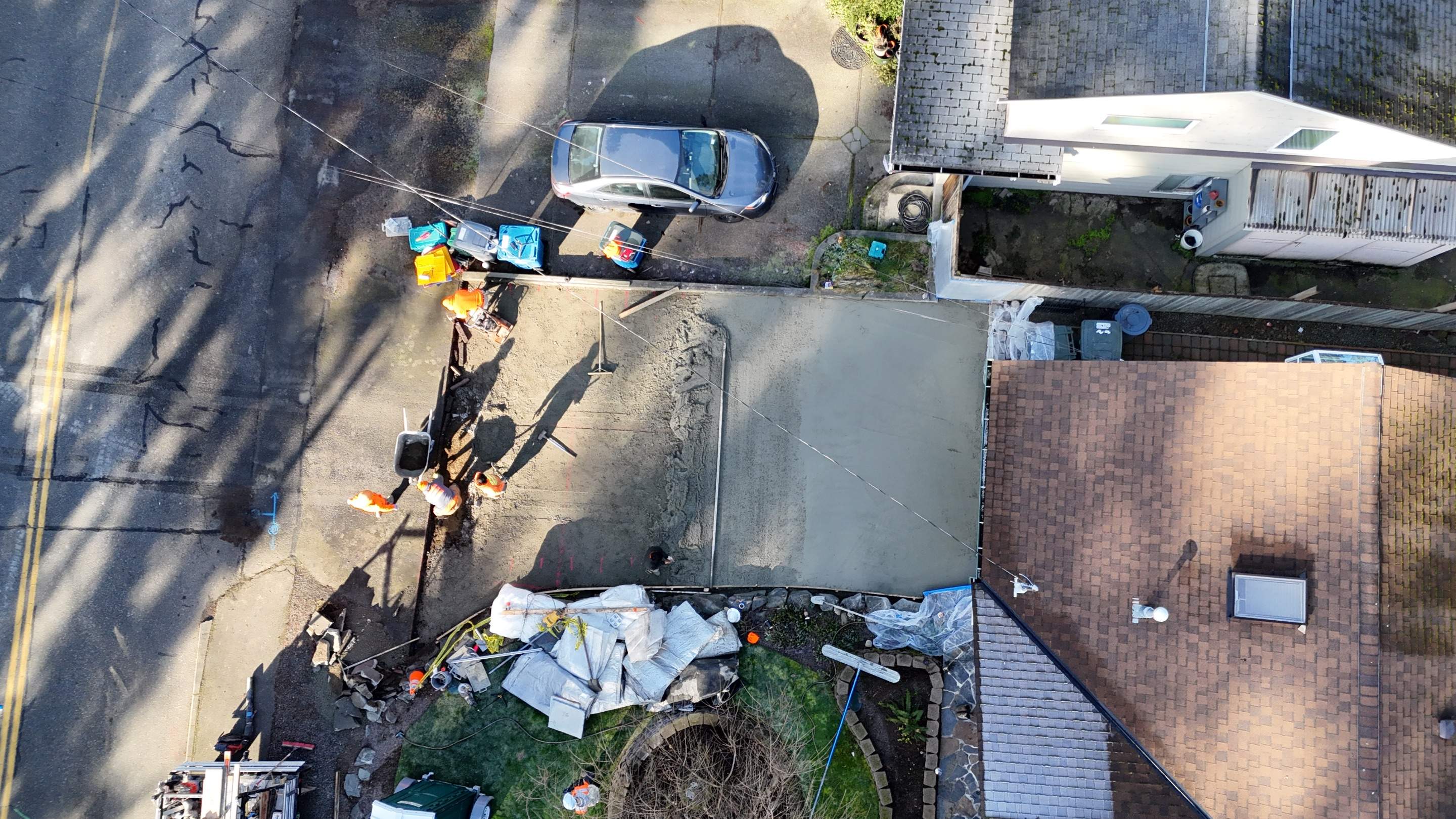 Stamped Concrete Patio and Driveway | Edmonds  by Jireh Asphalt & Concrete Inc 