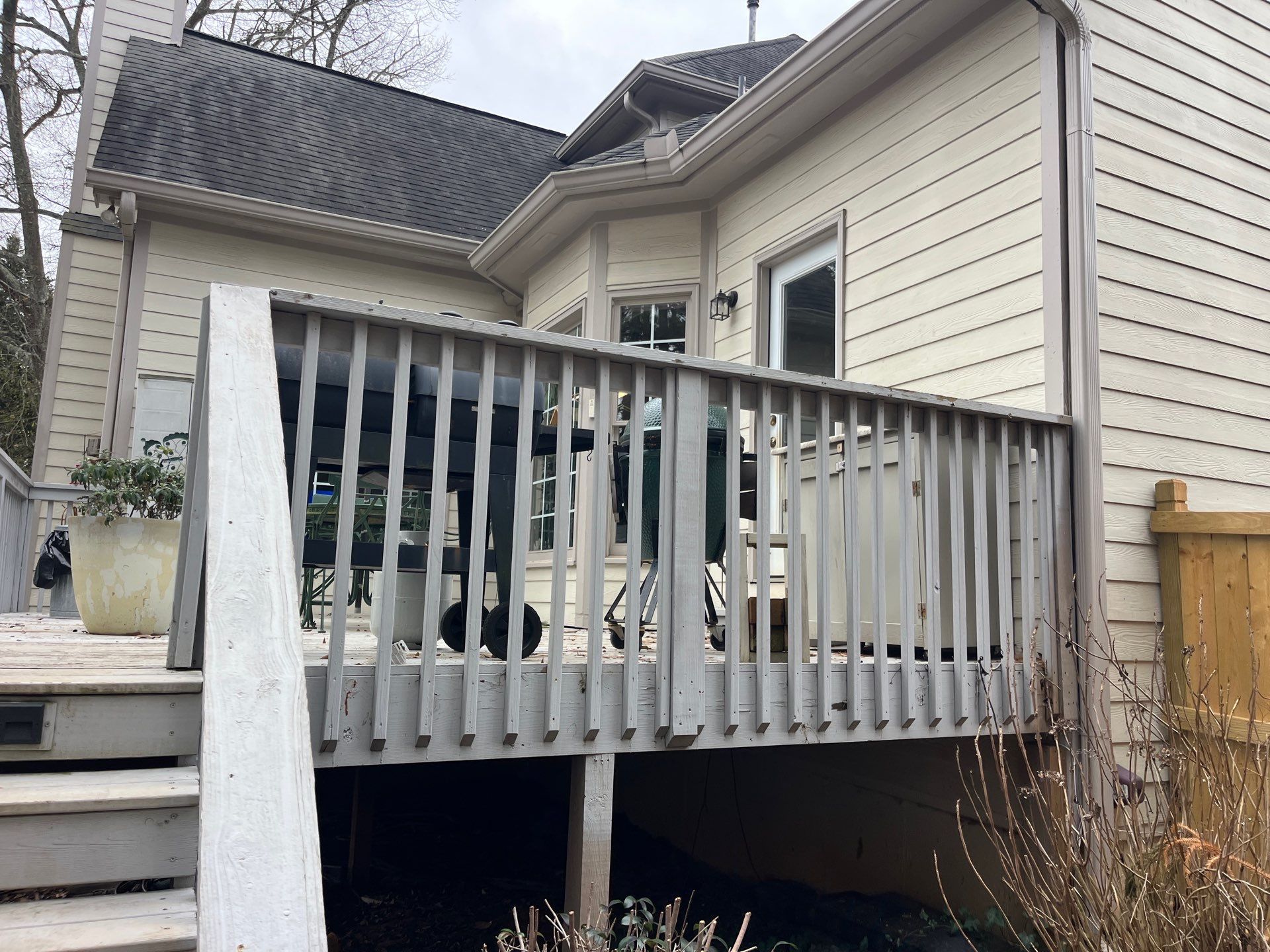 Deck Stain using Sherwin Williams Self Priming SuperDeck SOLID Stain by Nelson Exteriors 