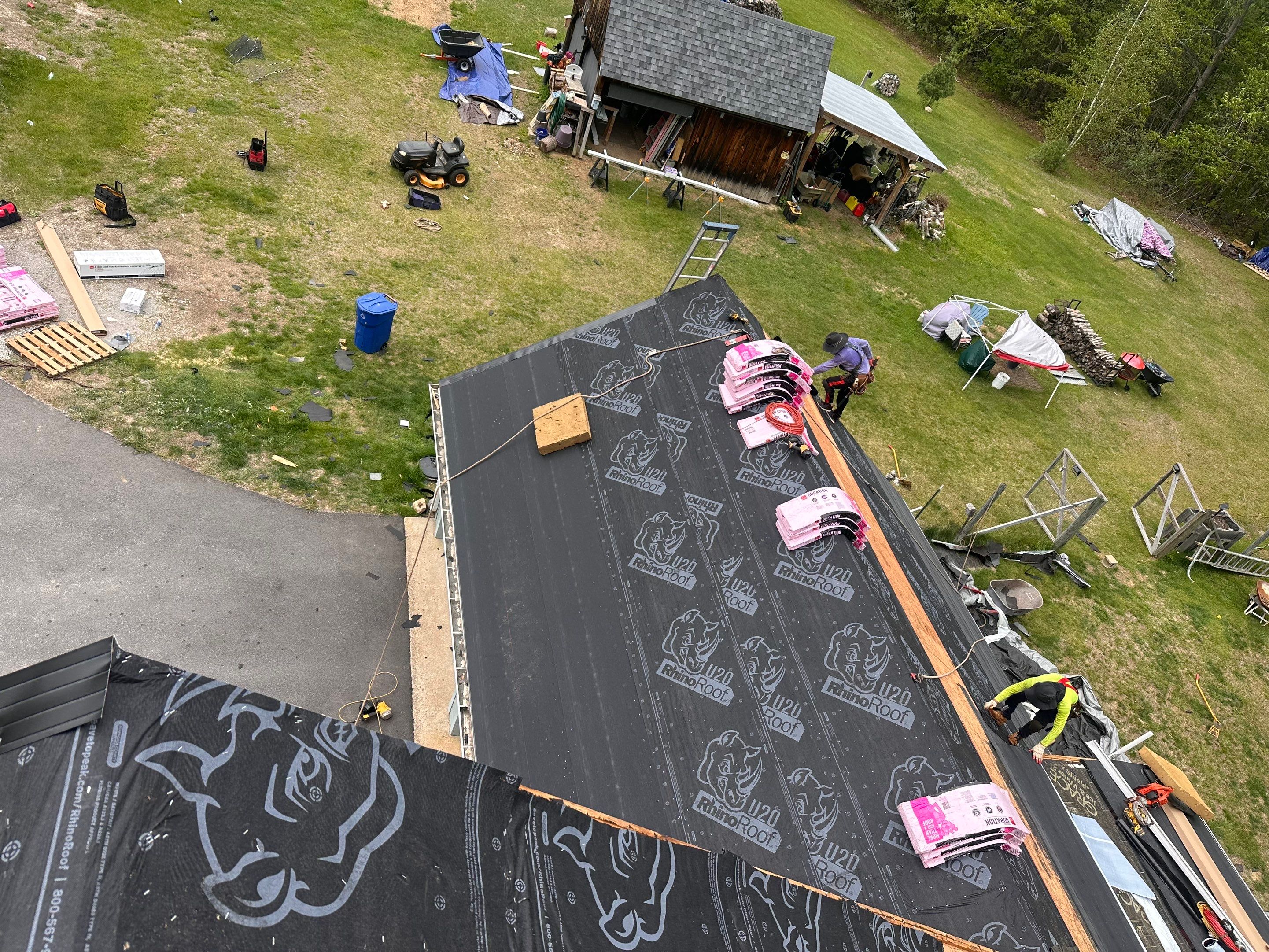 Residential Roof Replacement Using Owens Corning Shingles in Hopkinton, NH by Tall pine roofing