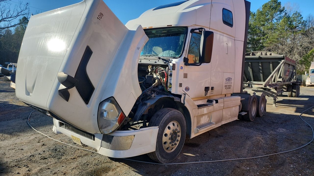 semi-truck clean using cleaner by Power Wash Masters LLC